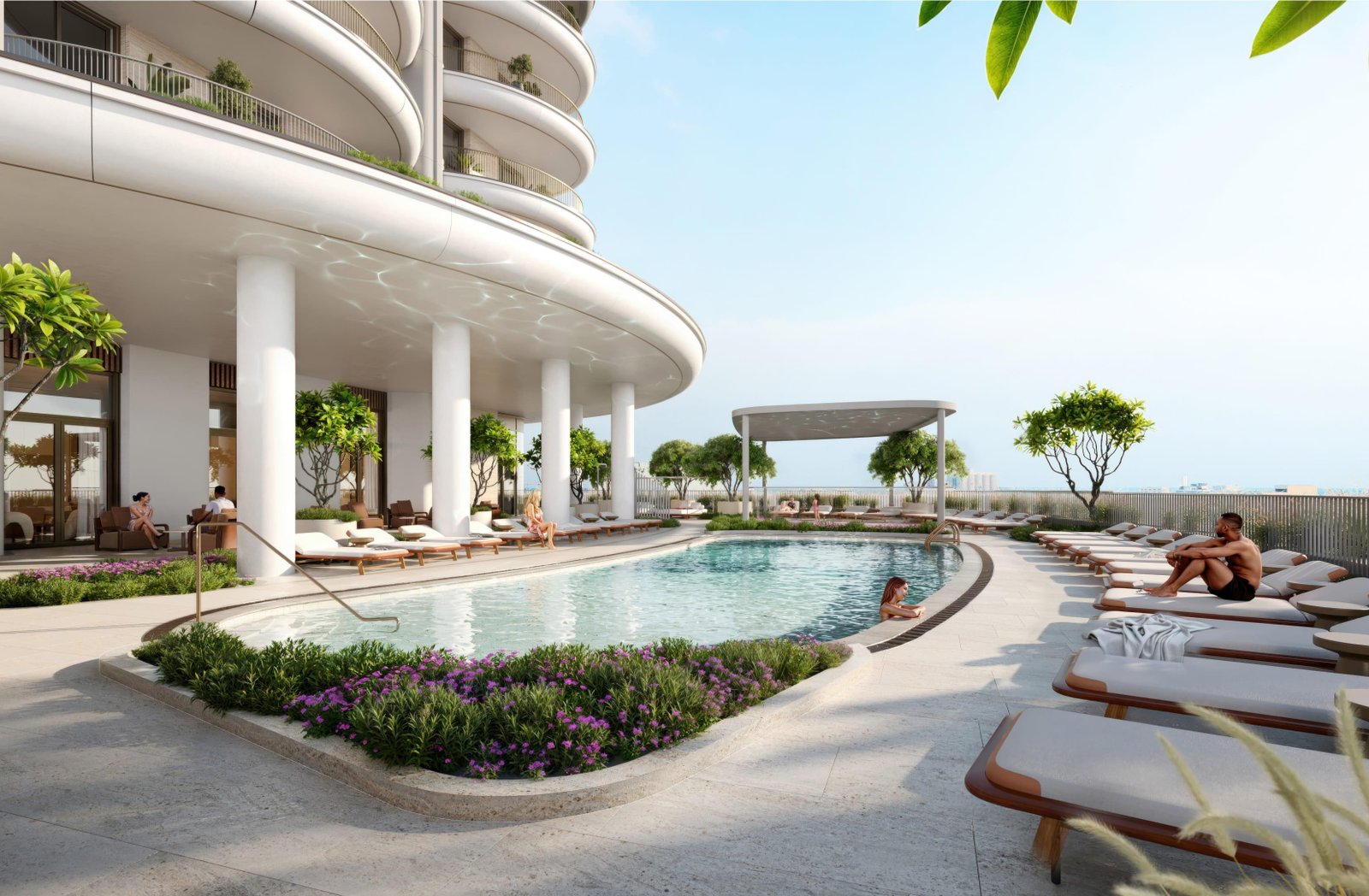 Stunning waterfront view of St. Regis The Residences, Al Maryah Island, Abu Dhabi
